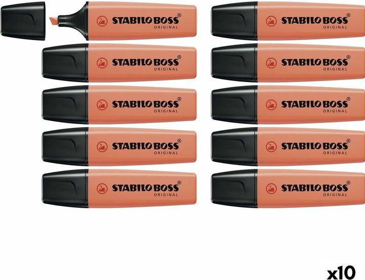 Actual product image STABILO Leuchtmarker Boss Original (Coral, 5 mm, 10 x)