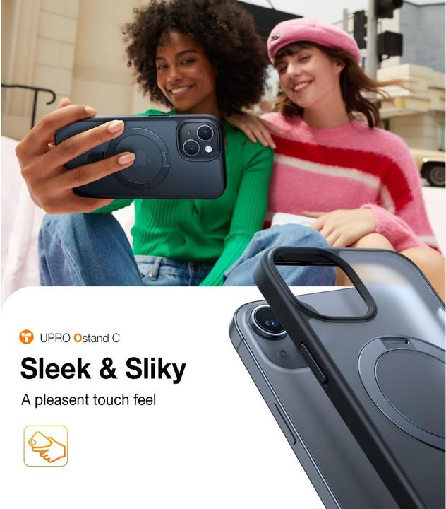 Produktbild Torras UPRO Ostand Matte (Apple iPhone 15)