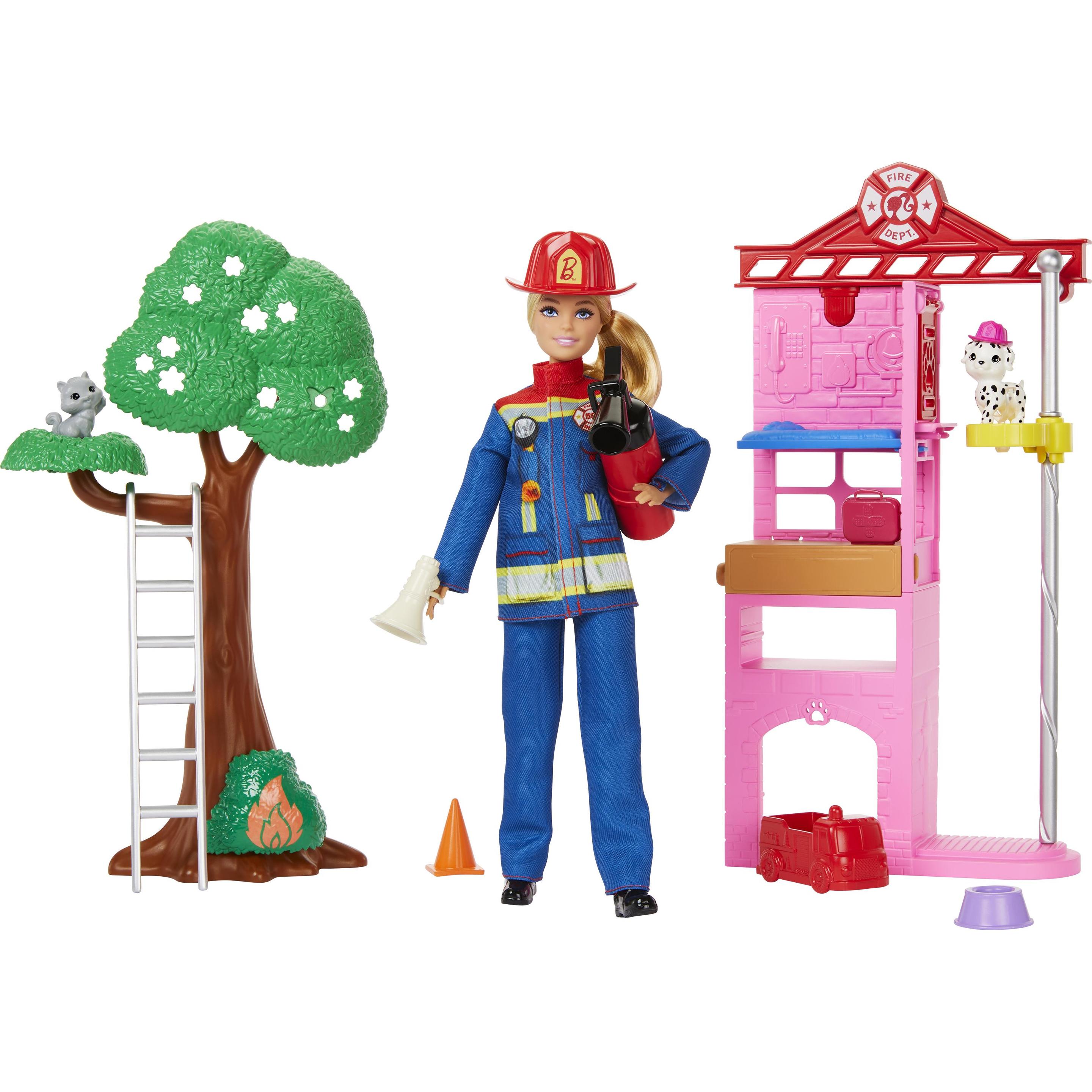 Thumbnail - Barbie Feuerwehr Spielset