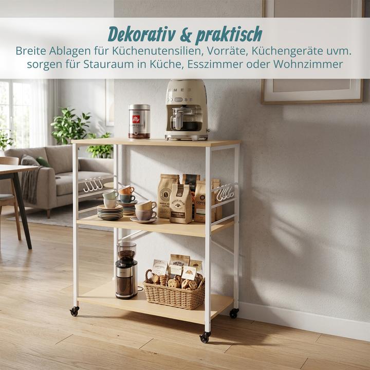 Produktbild Relaxdays Küchenrollwagen