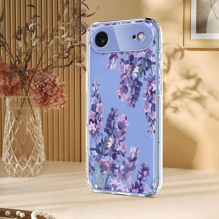 Immagine prodotto Cover-Discount iPhone 17 Air - Silikon Gummi Hülle Blumen (Apple iPhone 17 Pro)