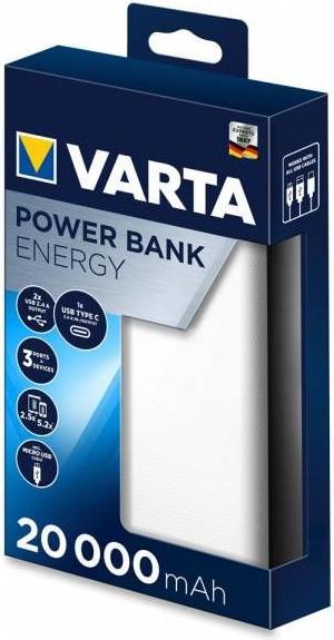 Immagine prodotto Varta Energia (20000 mAh, 15 W, 74 Wh)