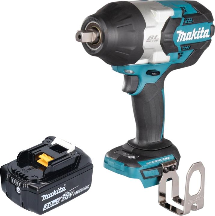 Produktbild Makita DTW 1004 F1 Akku Schlagschrauber 18 V 1050 Nm 1/2" Brushless + 1x Akku 3,0 Ah - ohne
