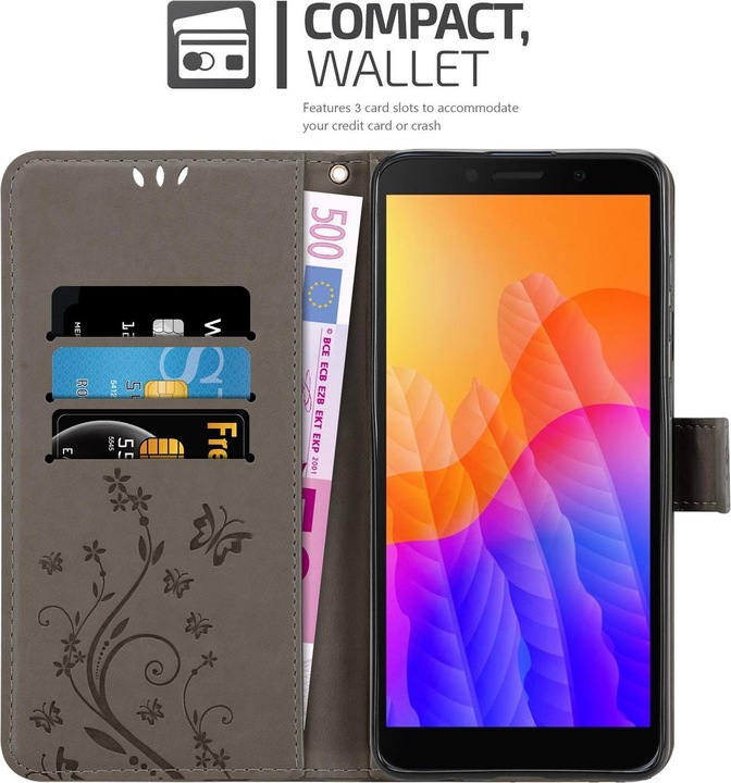 Produktbild Cadorabo Flower Book Cover (Huawei Y5p)