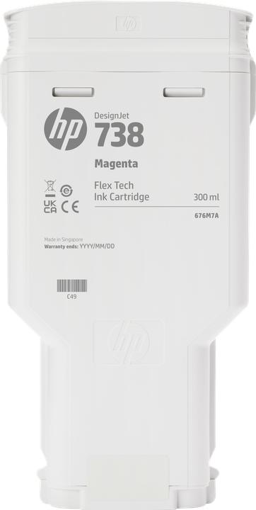 Actual product image HP 738 (Y)