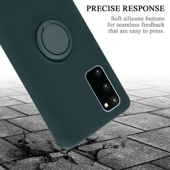 Actual product image Cadorabo TPU Liquid Ring Silicone Case Cover (Samsung Galaxy S20 FE)