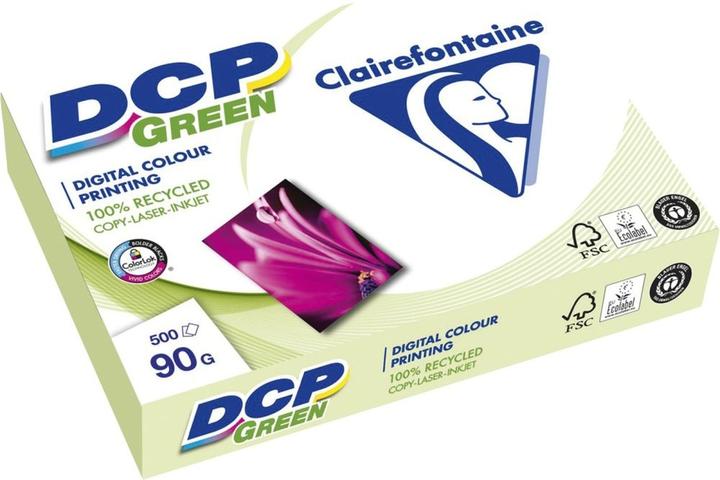 Image du produit Clairefontaine Papier multifonction DCP green A4 90g/qm blanc RC VE=500 feuilles (90 g/m², 500 x, A4)