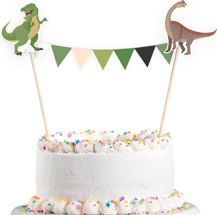 Amscan Kuchen Deko Set Dinosaurier