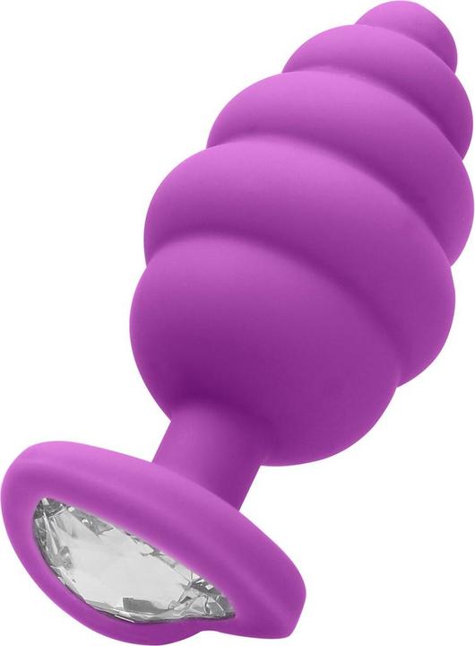 Produktbild Ouch! Extra Large Ribbed Diamond Heart Plug