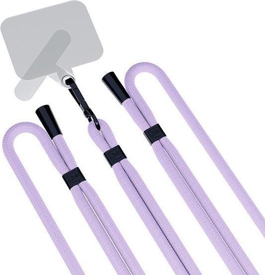 Produktbild 3MK EasyClip Purple (black) smycz do telefonu