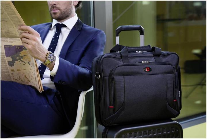 Actual product image Wenger Prospectus 14" Laptop Brief Black (14")