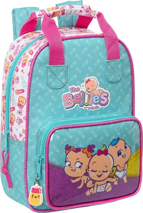 Produktbild The Bellies Schulrucksack 20 x 28 x 8 cm Lila türkis Weiss