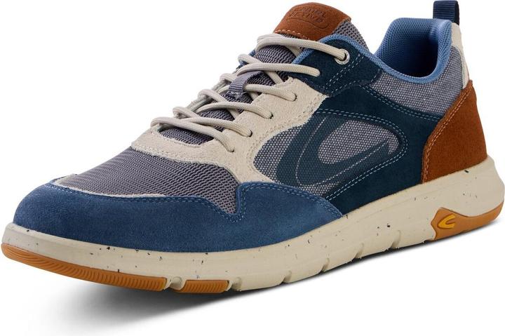 Actual product image Camel Active Sneaker split/textile BLAU/NATUR (45)