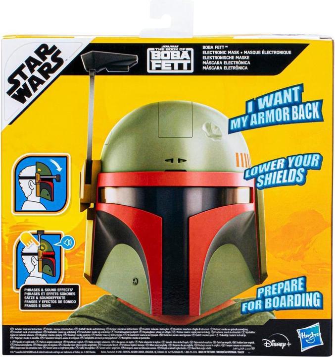 Produktbild Hasbro elektronische Boba Fett Maske, Star Wars Kostüm für Kinder, Star Wars Spielzeug für Jungen