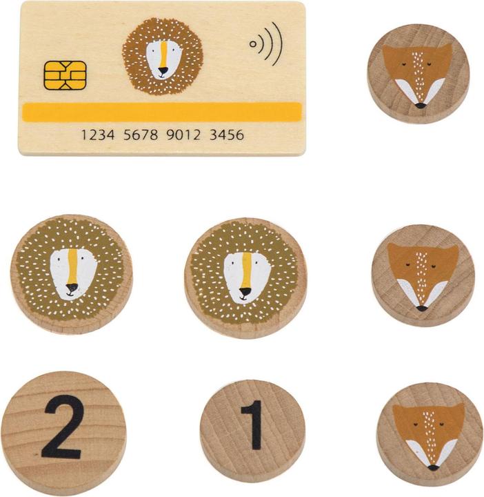 Actual product image Trixie Baby Wooden baby cash register with accessories
