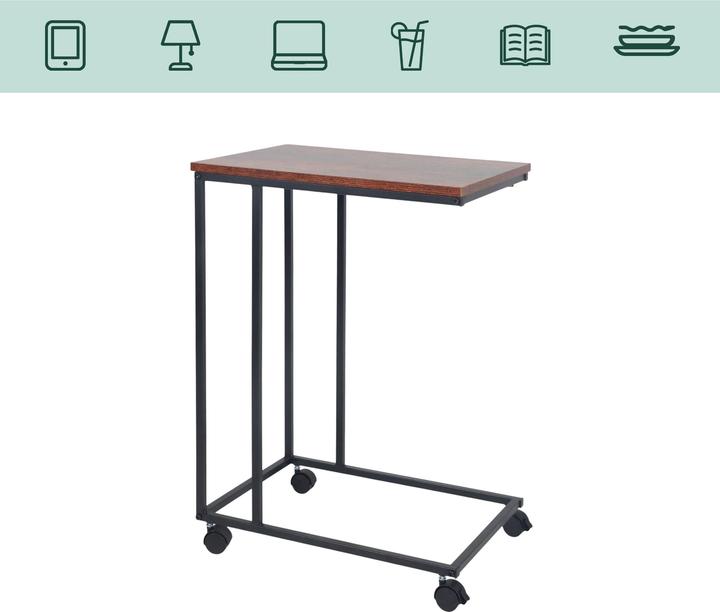 Image du produit Relaxdays Table d'appoint (50 x 35 x 68 cm)