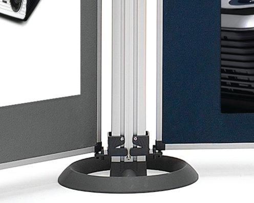 Produktbild Nobo Multifunktionswand Modular Standsäulen mit Standfüssen
