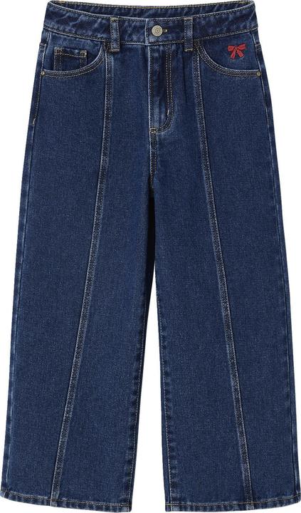 Actual product image Vertbaudet Mädchen Flared-Jeans mit Ziernaht (146)