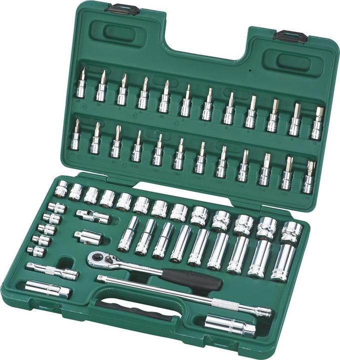 Actual product image SATA Socket set hex 3/8" 58 pcs. (3/8")