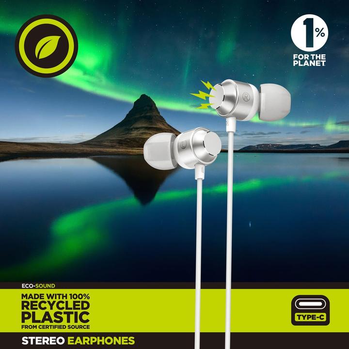 Actual product image Muvit Kopfhörer for Change M32 Weiss (Cable, Wireless)