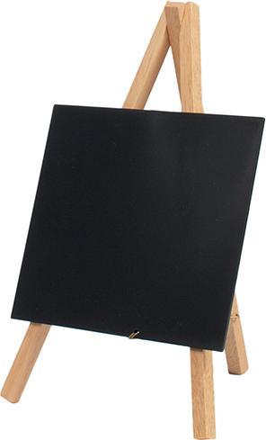 Produktbild Securit Tisch-Kreidetafel MINI mit Staffelei, buche (Pinnwand)