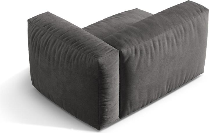 Image du produit Micadoni Chauffeuse Droit, "Martina", 1 Place, 121x106x75 Fabriqué en Europe (Canapé modulaire, 1 place)