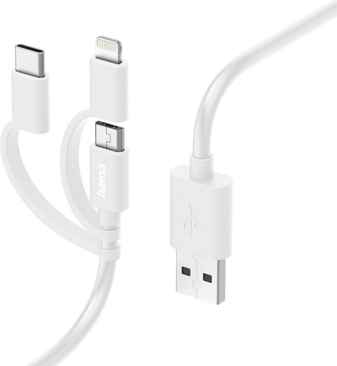 Hama 3 in 1 Multi-Ladekabel (1 m, USB 2.0)