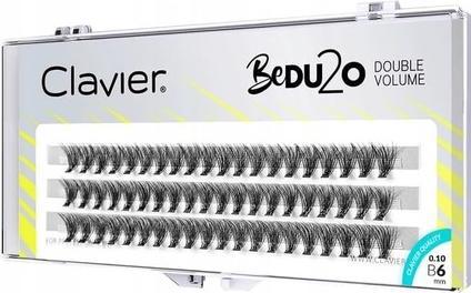 Immagine prodotto Clavier CLAVIER BeDU2O Doppio Volume kępki rzęs 6mm (Ciglia artificiali)