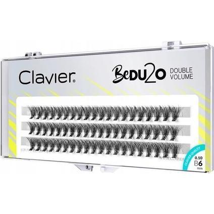 Clavier, Ciglia finte, BeDU2O Doppio Volume kępki rzęs 6mm (Ciglia artificiali)