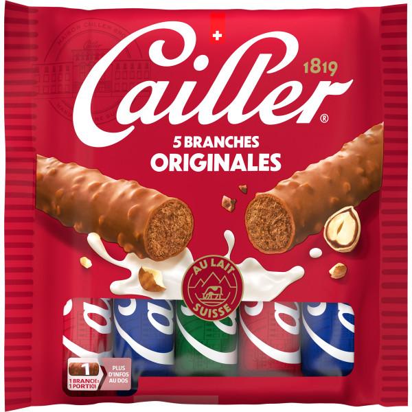 Cailler Branches Barretta di cioccolato al latte L'Originale S 5 pezzi (115 g)
