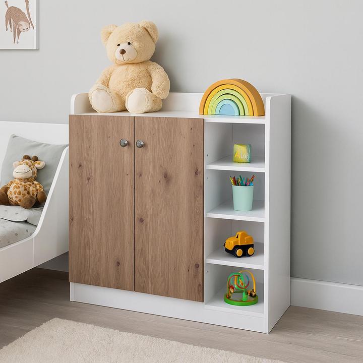 Actual product image HTI-Line Kommode Nina mit 8 Regalfächern (83 x 30 x 90 cm)