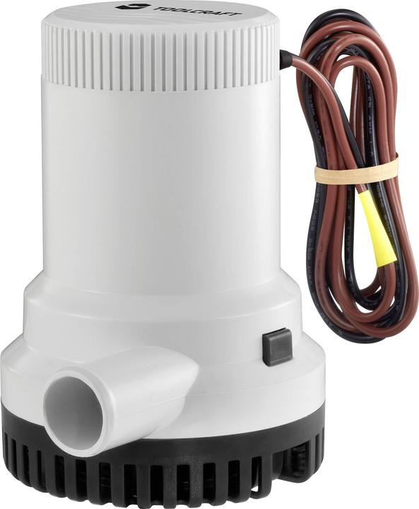 Produktbild Toolcraft Bilgenpumpe 12 V, 8 A, 5678 l/h (Bohrmaschinenpumpe)