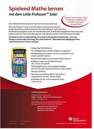 Produktbild TI Little Professor (Solarzellen)
