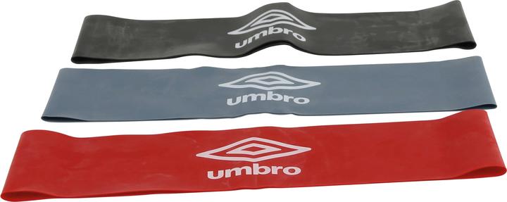 Produktbild Umbro Resistance Band 3 Stück (0.30 m, Mittel, Stark, Leicht)