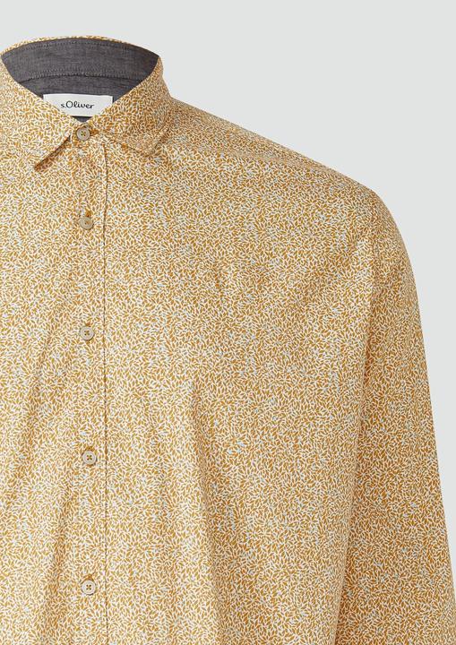 Immagine prodotto s.Oliver Hemd Hemd aus Baumwollstretch mit All-over-Print (5XL)