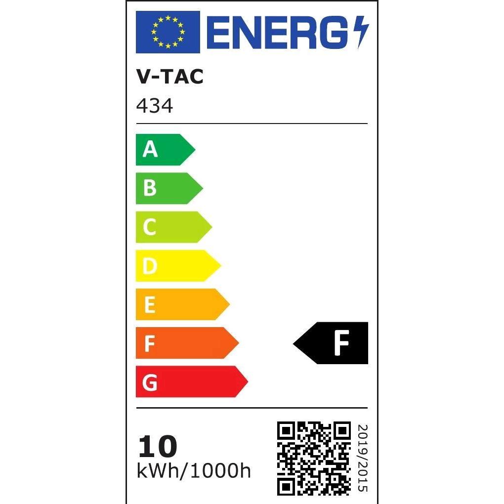 Thumbnail - V-TAC, Fassadenbeleuchtung, VT10SW 10W LED Sensor Fluter SAMSUNG Chip Abschaltfunktion Weiss Gehäuse 4000K (800 lm, IP65...