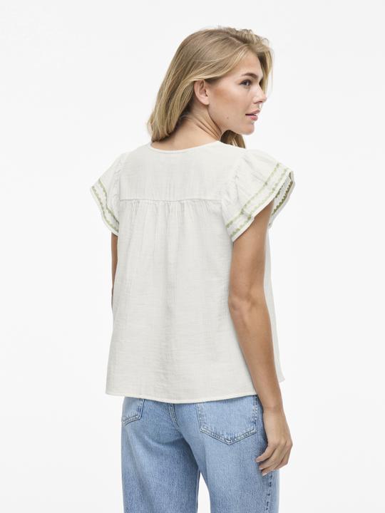 Immagine prodotto Vila VITOVAN V-Ausschnitt Oberteil mit kurzen Ärmeln (36)