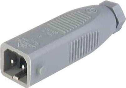 Produktbild Hirschmann Leitungsstecker 2-polig + Erde STAS 20