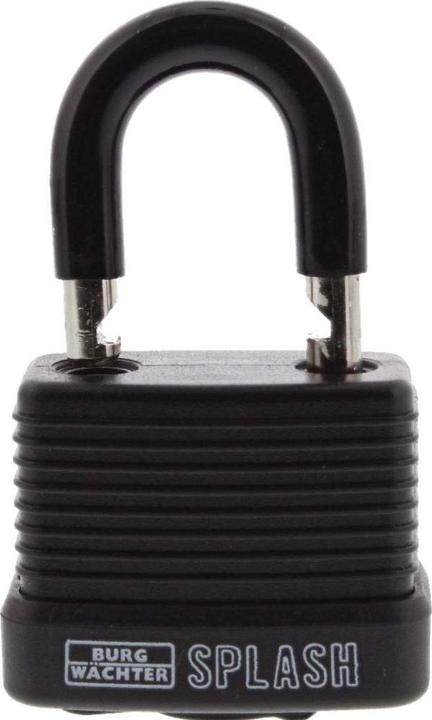 Actual product image Burg Wächter Cylinder padlock Splash 470 45 Black SB