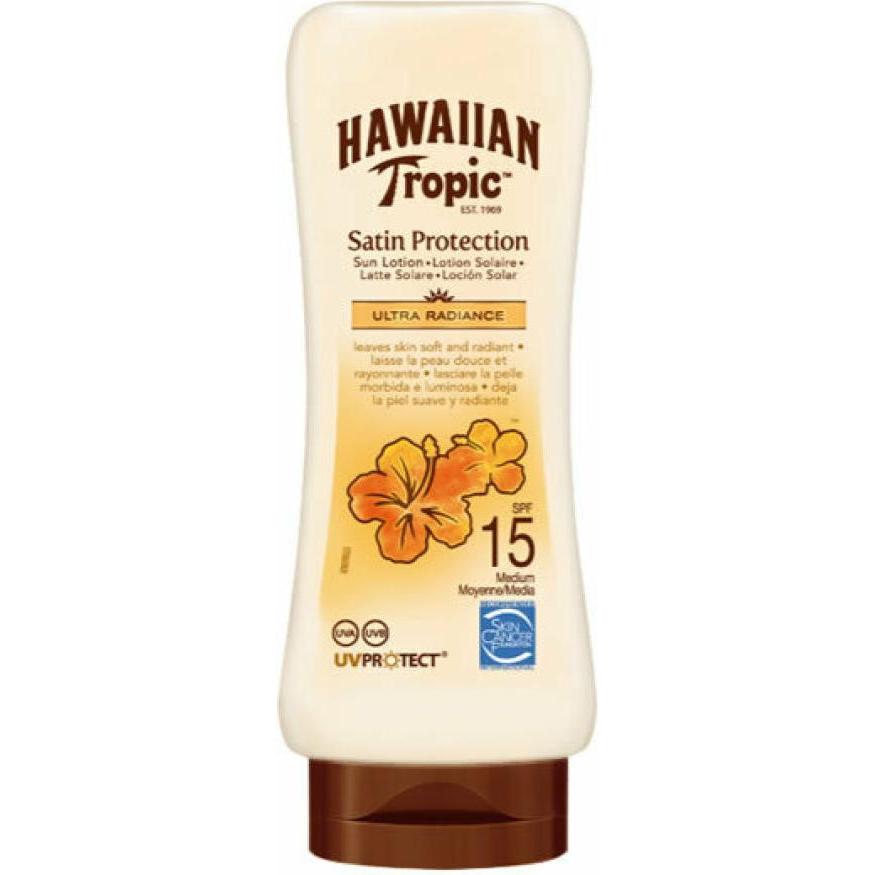 Hawaiian Tropic, Sonnencreme, Satin Protection (Sonnenlotion, SPF 15, 180 ml)