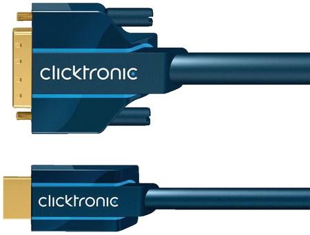 Produktbild clicktronic HDMI (Typ A) — DVI (5 m, DVI, HDMI, 1.4)