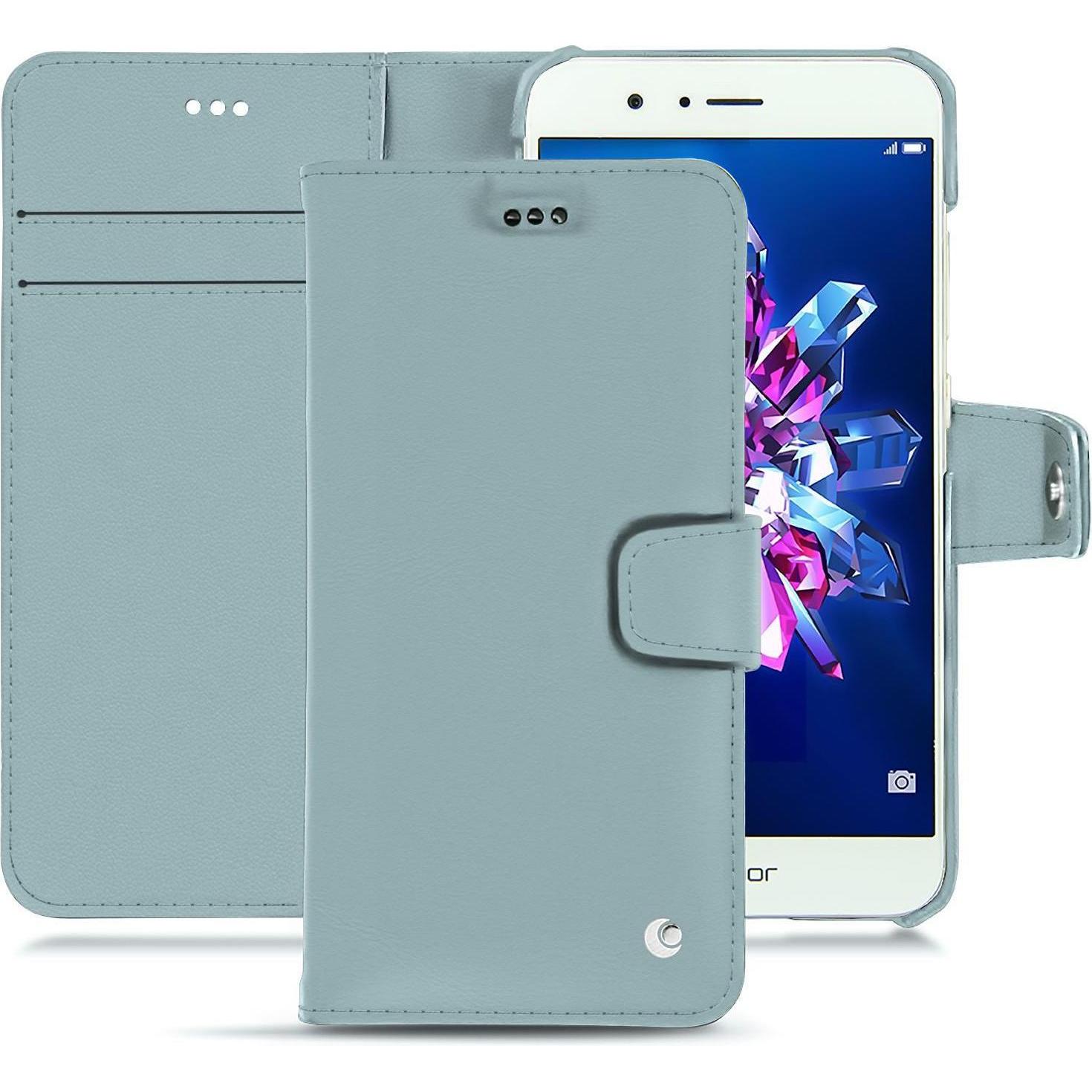 Noreve Lederschutzhülle Wallet (Honor 8 Pro), Smartphone Hülle, Blau