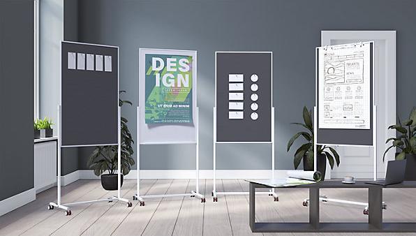 Produktbild Magnetoplan MAGNETOP. Universal Board Filz grau 11112101 750x1200mm (75 x 120 cm)