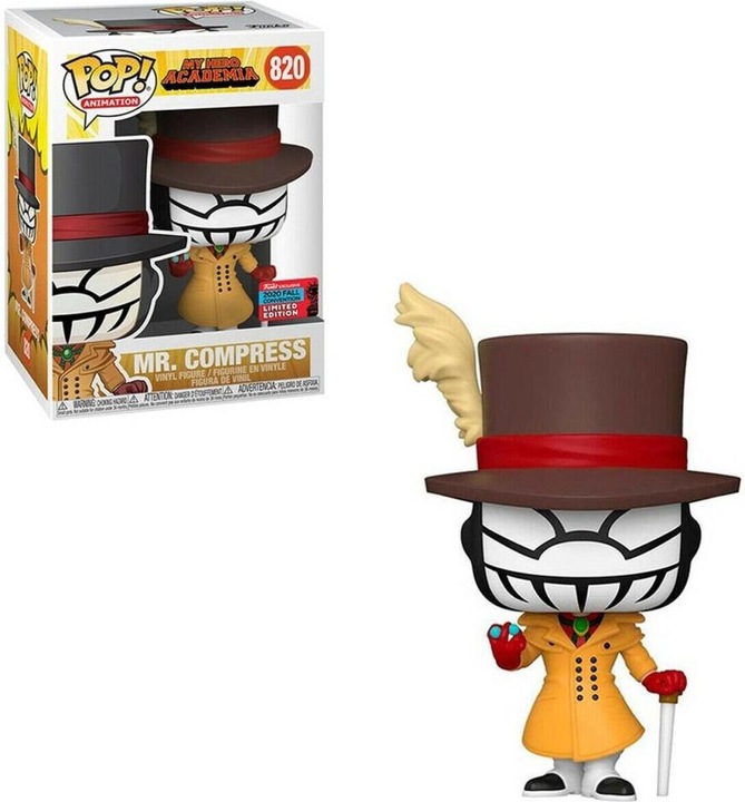 Actual product image Funko POP! My Hero Academia Mr Compress Fall Convention 2020