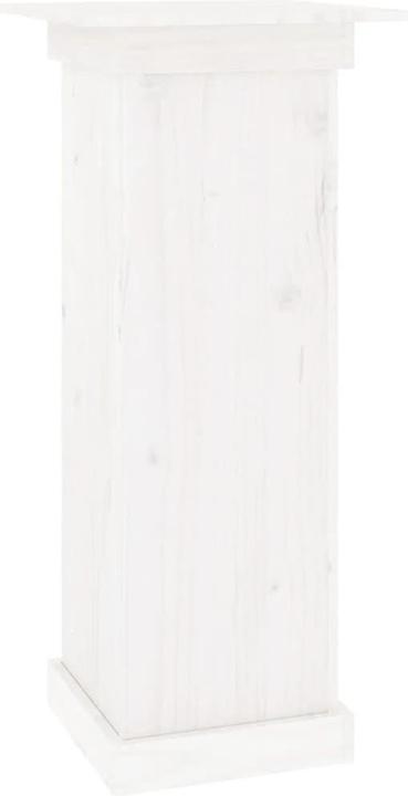 Actual product image vidaXL Blumenständer Weiss 40x40x90 cm Massivholz Kiefer,Farbe