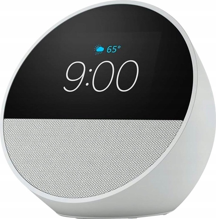 Actual product image Amazon ECHO Spot (2024) Glacier White