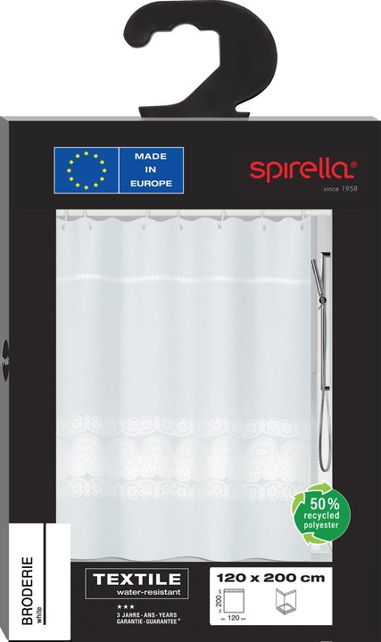 Produktbild spirella Broderie (120 x 200 cm)