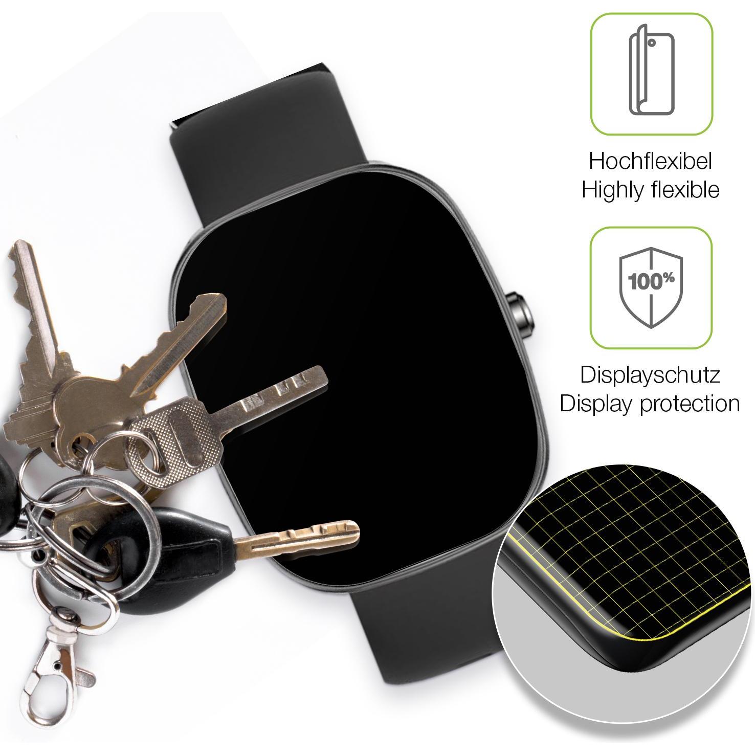 Thumbnail - Dipos Full Cover Schutzfolie Matt, Smartwatch Schutzfolie, Transparent