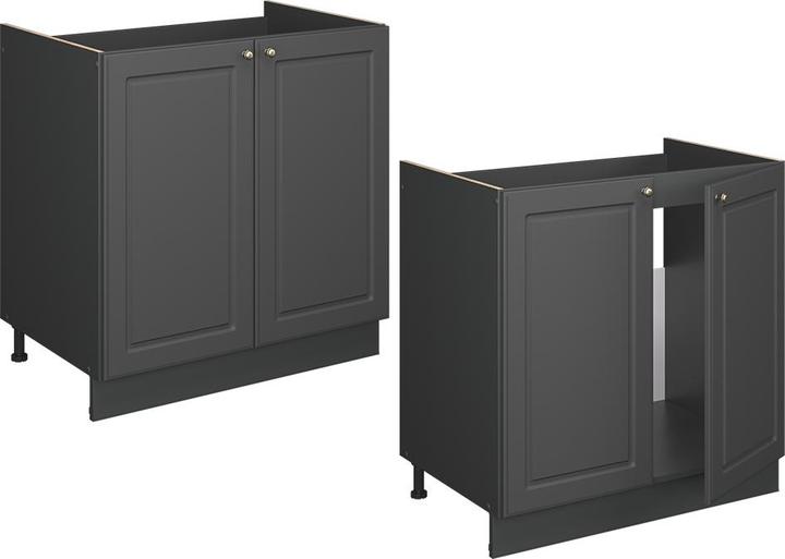 Anthrazit, Anthrazit-Gold Landhaus