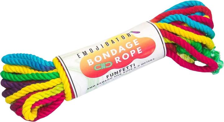 Actual product image Emojibator Funfetti Bondage Rope